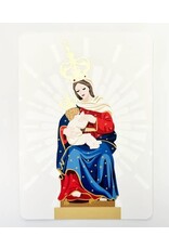 Be Still Prayer Space 9.5" x 12" Gold Framed Our Lady of La Leche with Gold Accents
