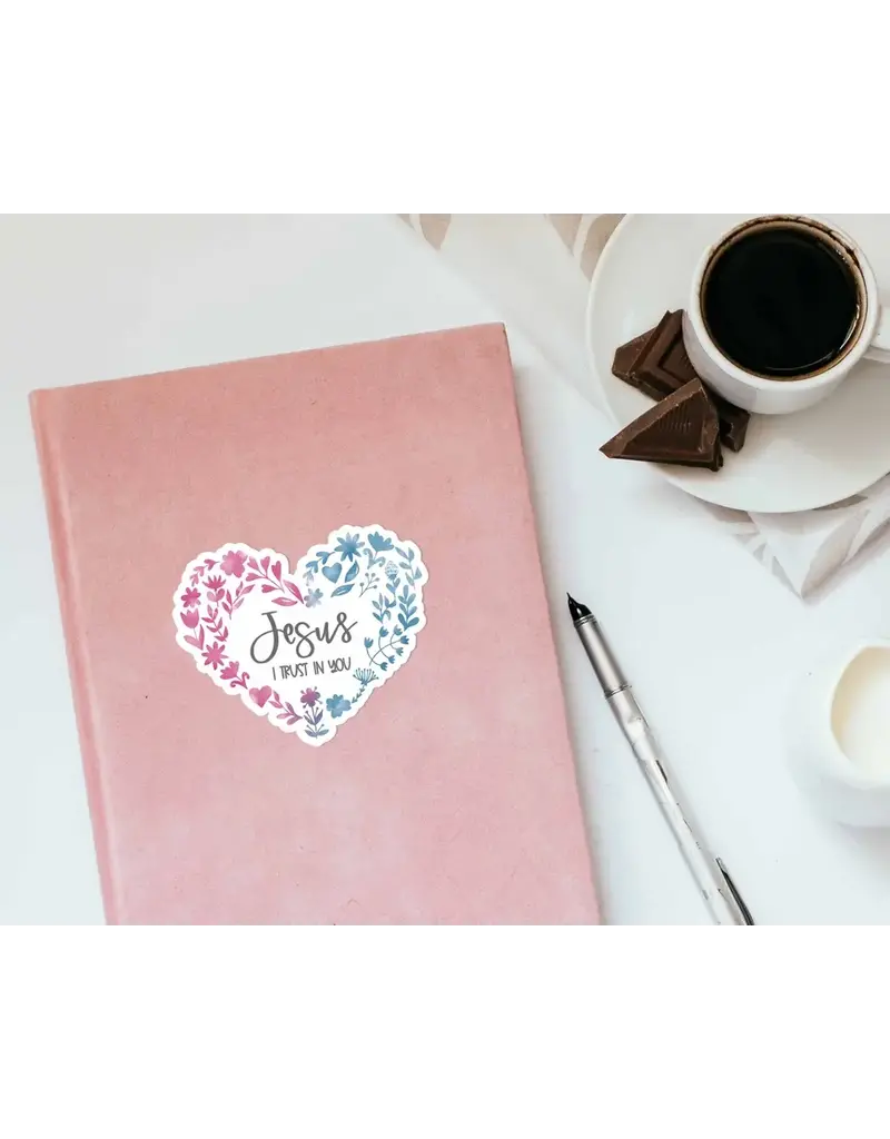 Divine Mercy "Jesus I Trust in You" Vinyl Sticker