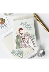 The Stump of Jesse The Holy Family Greeting Card