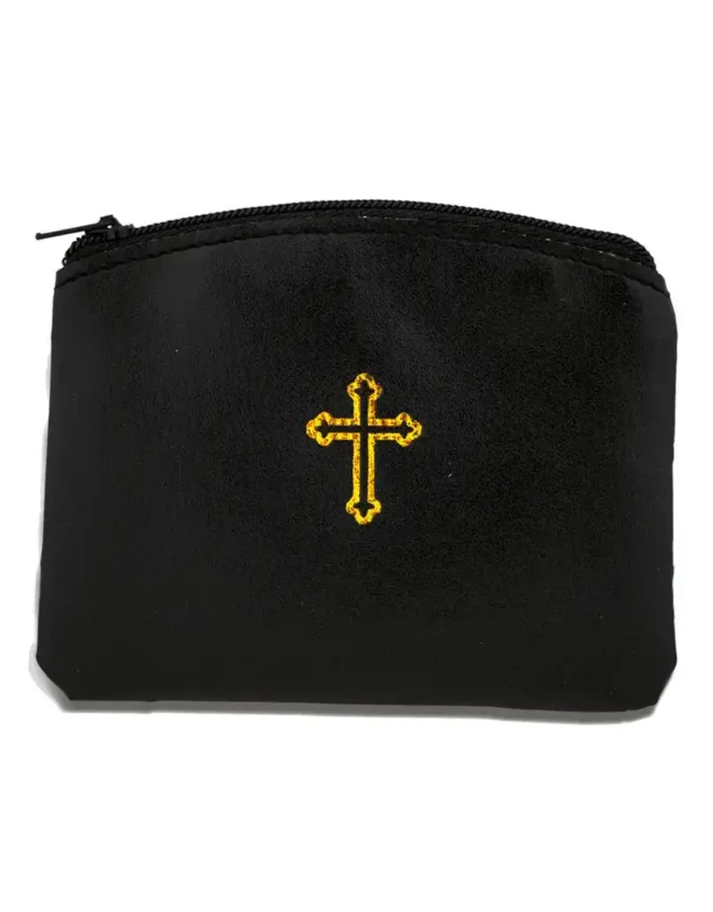 Village Gift Importers 4X3" Black Rosary Case