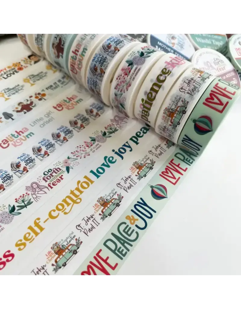 The Stump of Jesse St. John Paul II Life with Christ Washi Tape | 15mm X 10m