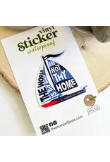 The Stump of Jesse The World Is Thy Ship and Not Thy Home | St Therese Sticker