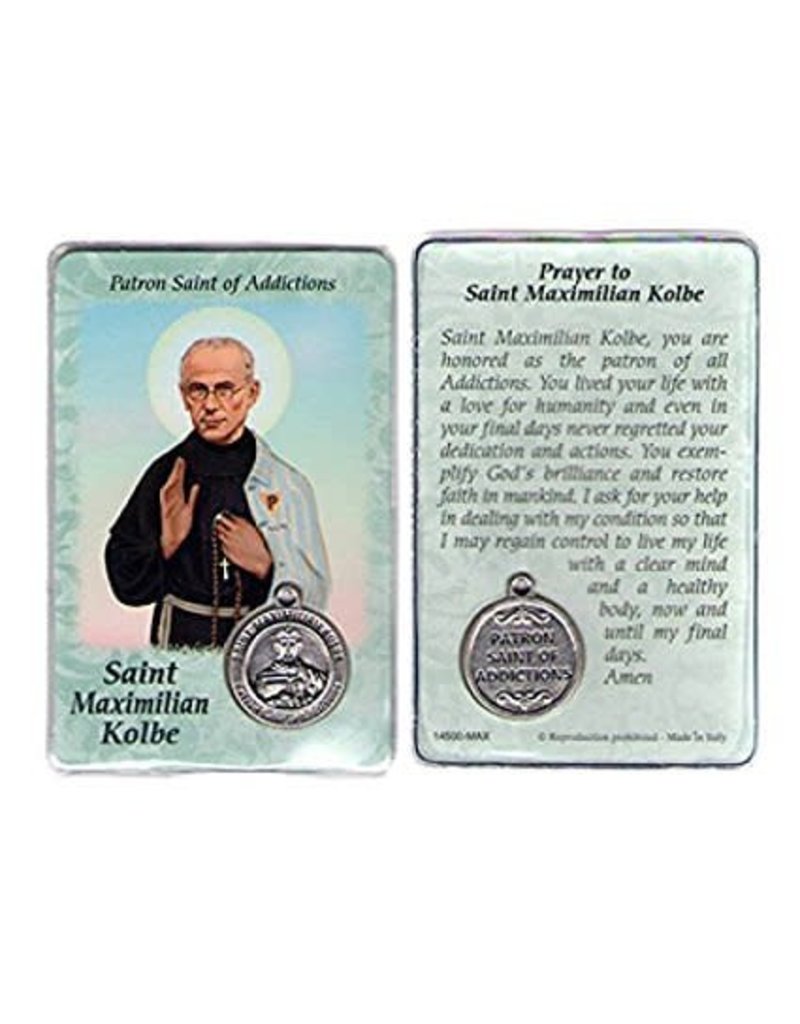 Lumen Mundi Healing Saints Card with Medal