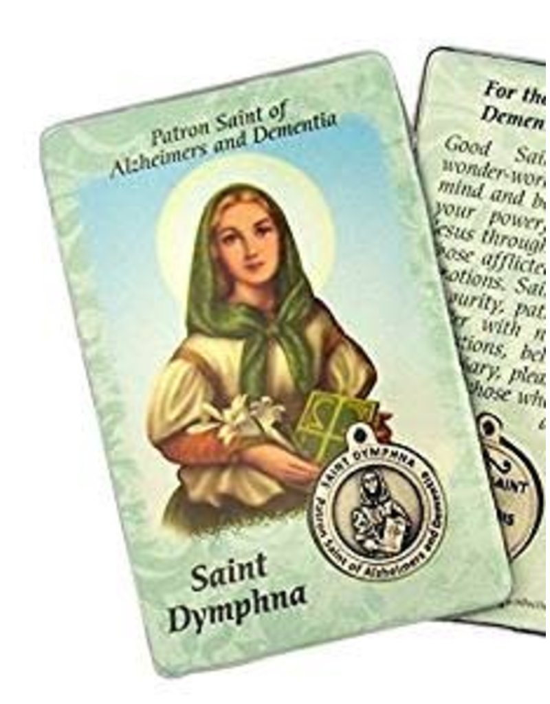 Lumen Mundi Healing Saints Card with Medal