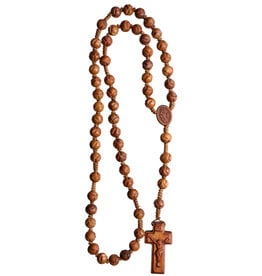 Sine Cera 10mm Carved Jujube Wood Rosary