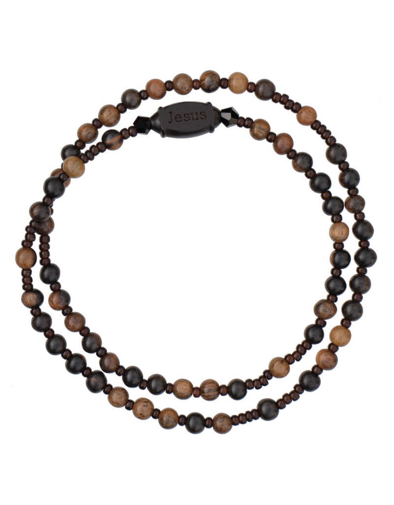 Sine Cera Rosary Bracelet Jujube Wood Twist 4mm