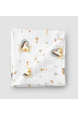 Be A Heart Swaddle: Saint Therese (Muslin)