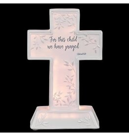 Roman, Inc Night Light-For This Child I Have Prayed Cross