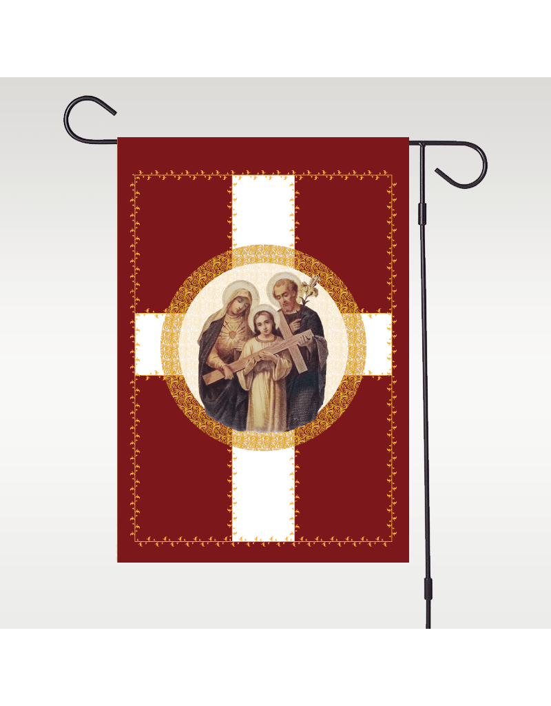 February – The Holy Family Garden Flag