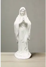 Goldscheider of Vienna 8"Adoring Virgin Statue in White