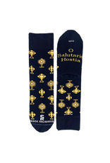 Sock Religious Sock Religious Black Monstrance XL Socks