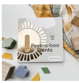 The Little Rose Shop Peek-A-Boo Saints Catholic Board Book