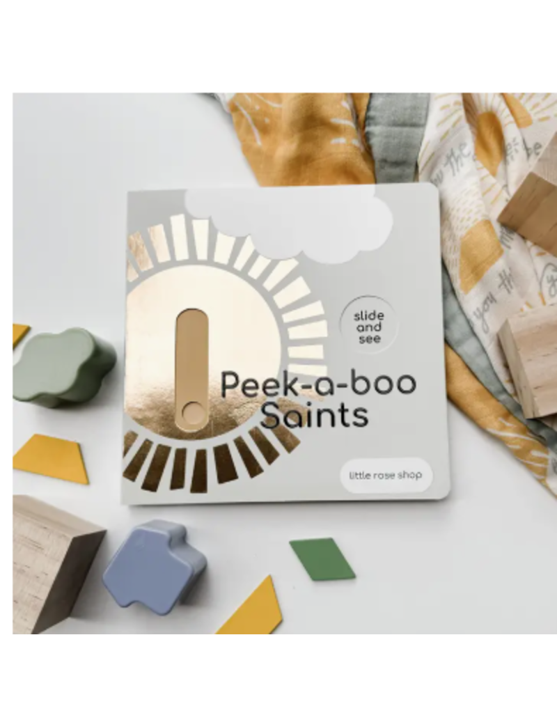 The Little Rose Shop Peek-A-Boo Saints Catholic Board Book