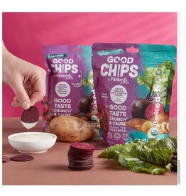 Baked Organic Beet Yacon Healthy Crispy Chips 1.4oz