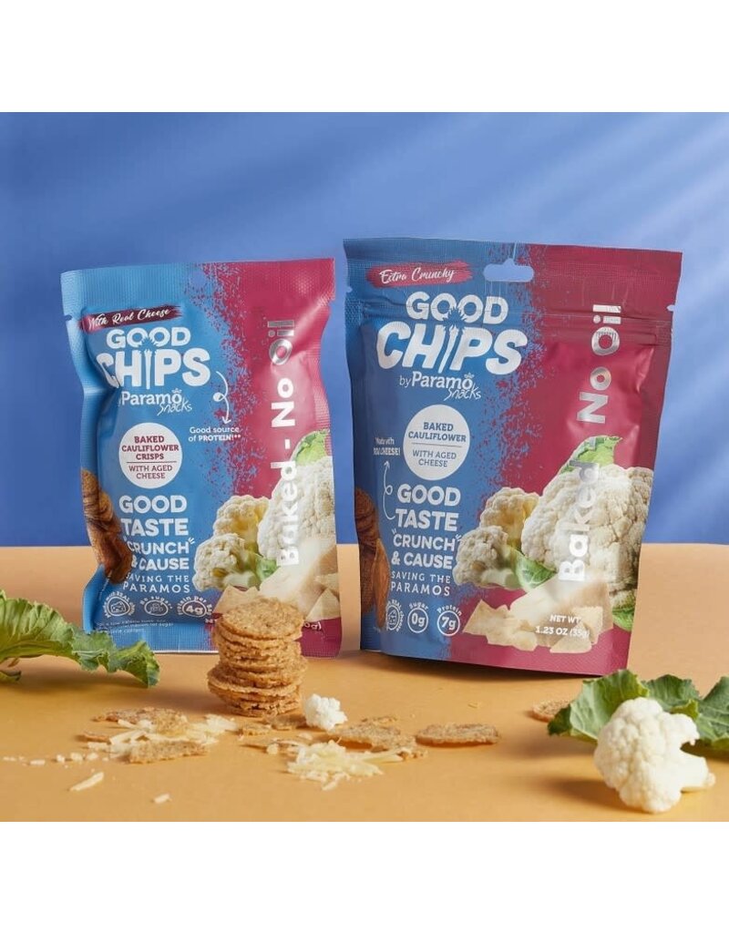 Baked Cauliflower Cheese Healthy Crispy Chips 1.2oz