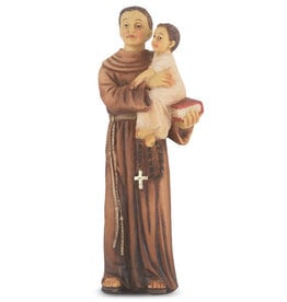 WJ Hirten 4" Statue with Prayer Card St. Anthony