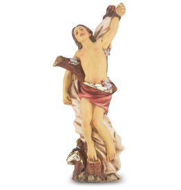 WJ Hirten 4" Statue with Prayer Card St. Sebastian