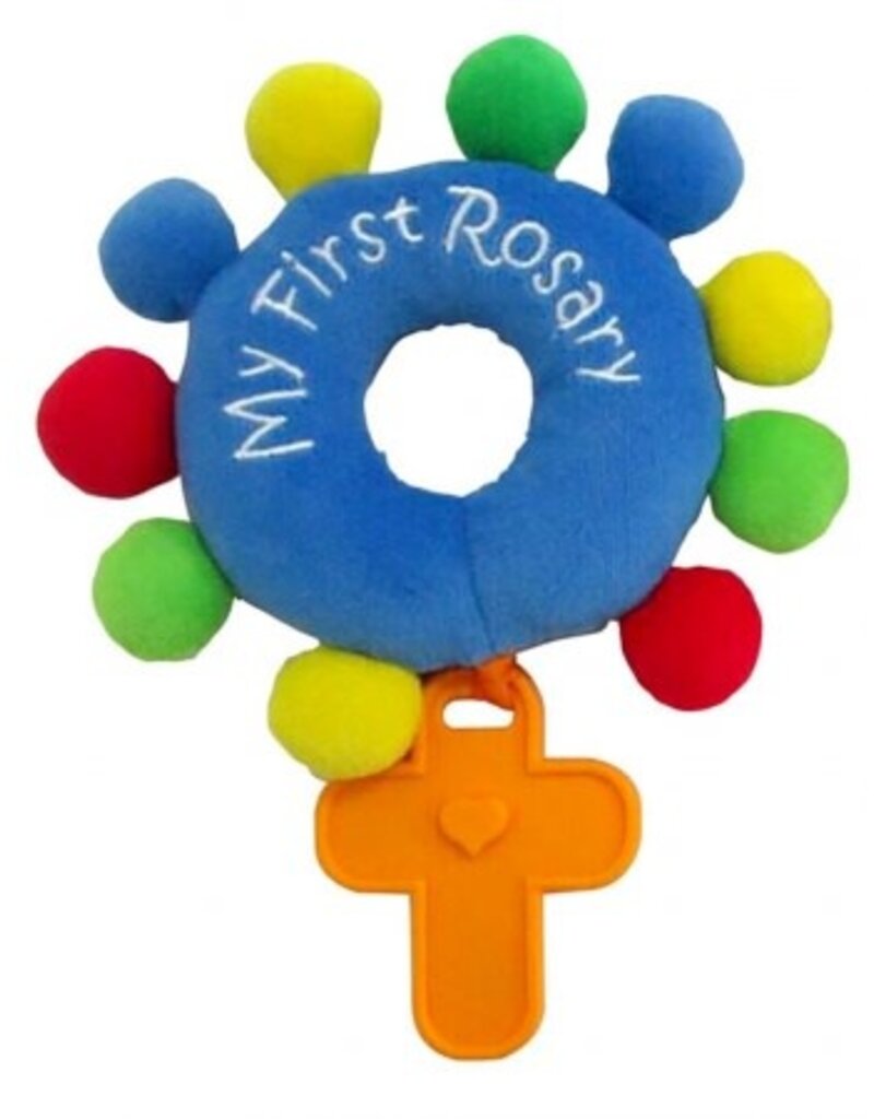 Sacred Heart Toys My First Rosary Plush - Blue