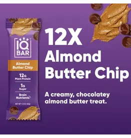 IQBAR Almond Butter Chip Keto Protein Bar
