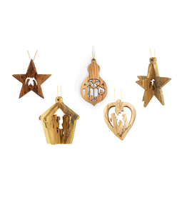 Olivewood by Yousef Olive Wood Small Assorted Ornament
