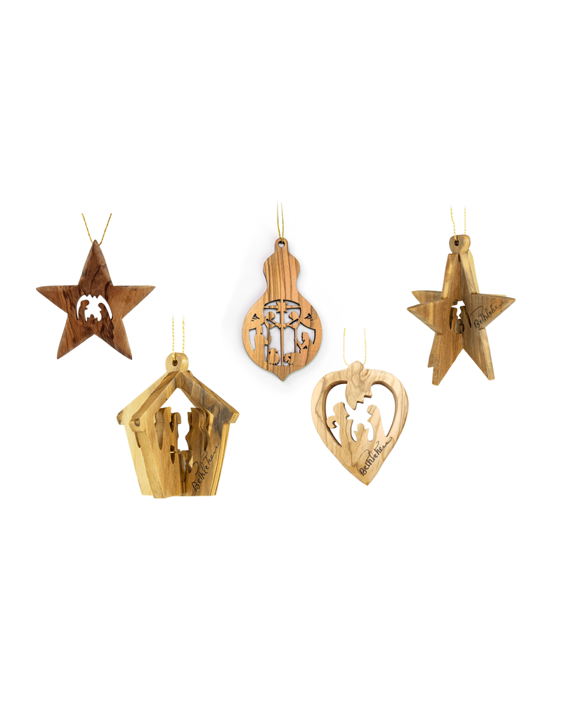 Olivewood by Yousef Olive Wood Small Assorted Ornament