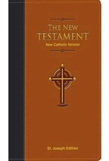 Catholic Book Publishing Corp NCB St. Joseph Edition Pocket Size New Testament-Brown Dura-Lux Imitation Leather