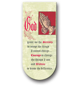 WJ Hirten Magnetic Bookmark Serenity Prayer