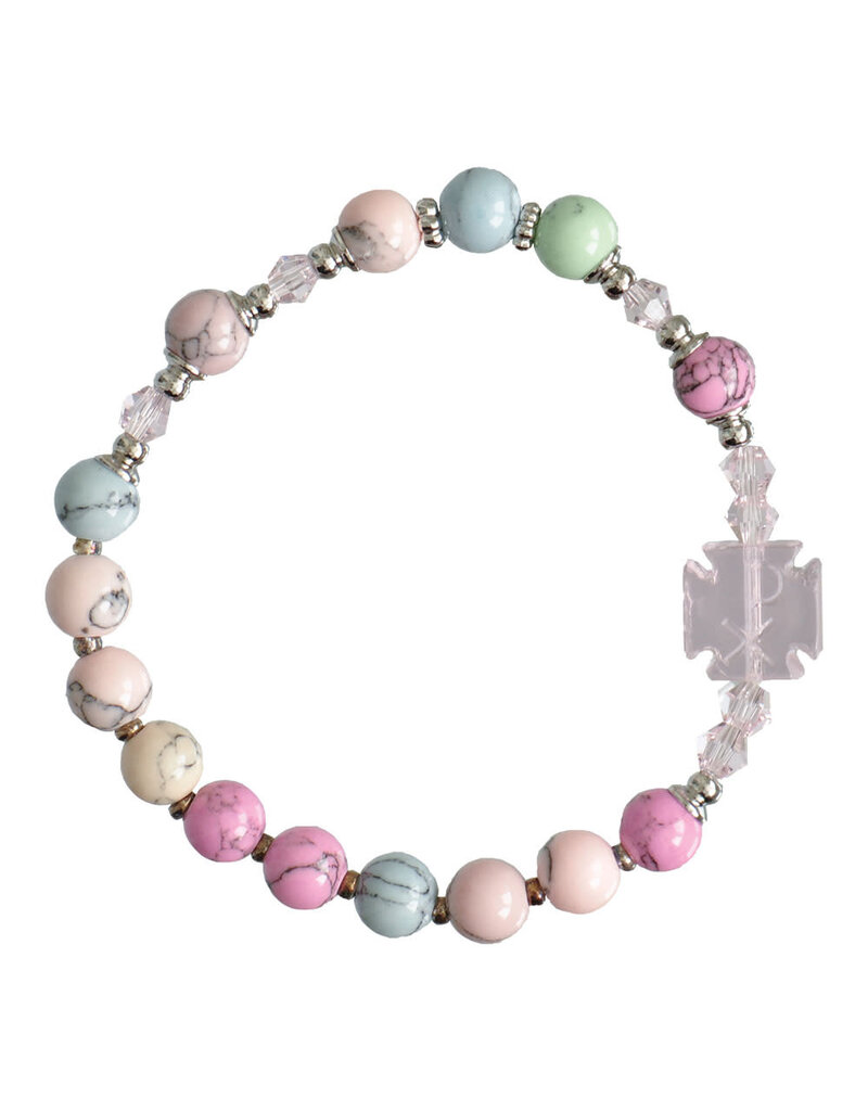 Sine Cera Children's Gemstone Rosary Bracelet