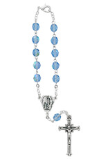 McVan Blue Our Lady of Lourdes Auto Rosary