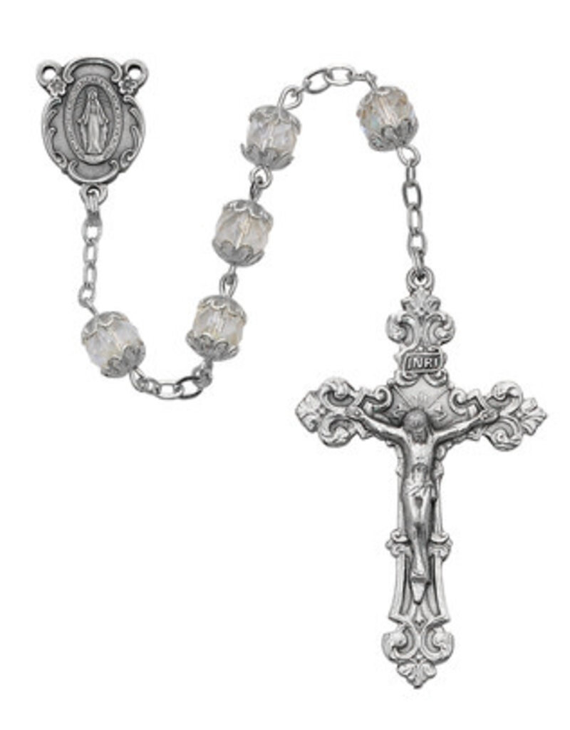 McVan 7mm Crystal Capped Rosary