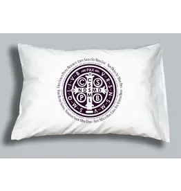 IHM Designs Saint Benedict Medal Pillowcase Double Sided