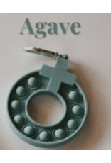 Gather and Pray Decade Keychain Pop-it, Agave