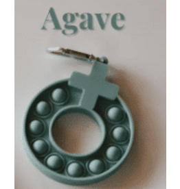 Gather and Pray Decade Keychain Pop-it, Agave