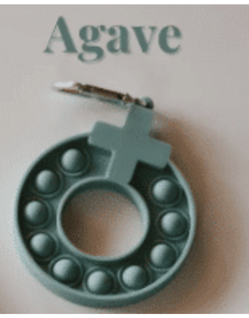 Gather and Pray Decade Keychain Pop-it, Agave