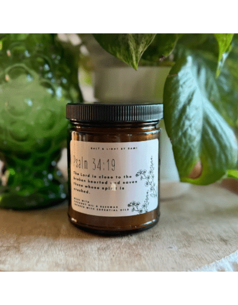 Candle: Psalm 34:19 (Grief)