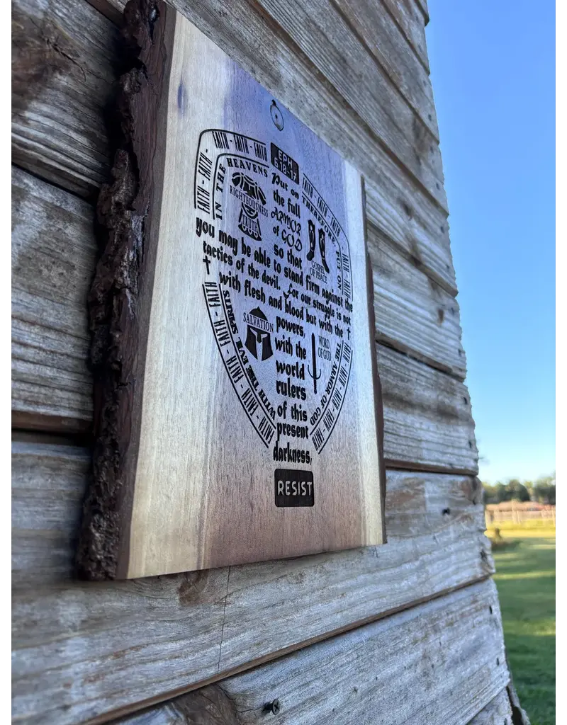 That Catholic Family: Put on the Armor of God Medium Engraved Board