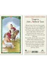 San Francis Imports Laminated Holy Card prayer to St. Martin de Tours