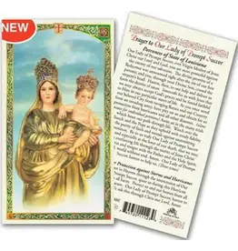 San Francis Imports Our Lady of Prompt Succor Laminated Holy Card