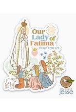 The Stump of Jesse Our Lady of Fatima Sticker