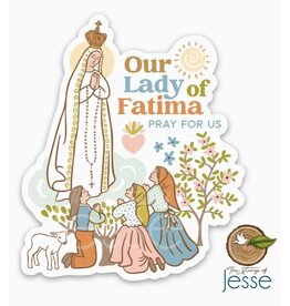 The Stump of Jesse Our Lady of Fatima Sticker