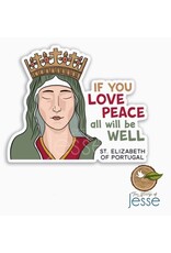 The Stump of Jesse St. Elizabeth of Portugal Waterproof Sticker