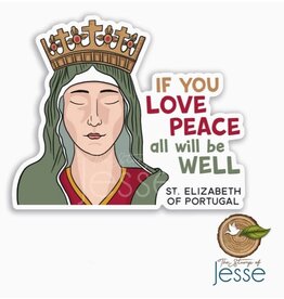 The Stump of Jesse St. Elizabeth of Portugal Waterproof Sticker