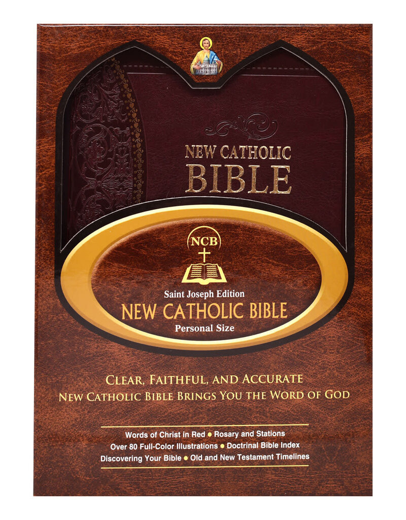 Catholic Book Publishing Corp Saint Joseph Edition New Catholic Bible Burgundy (Personal Size)