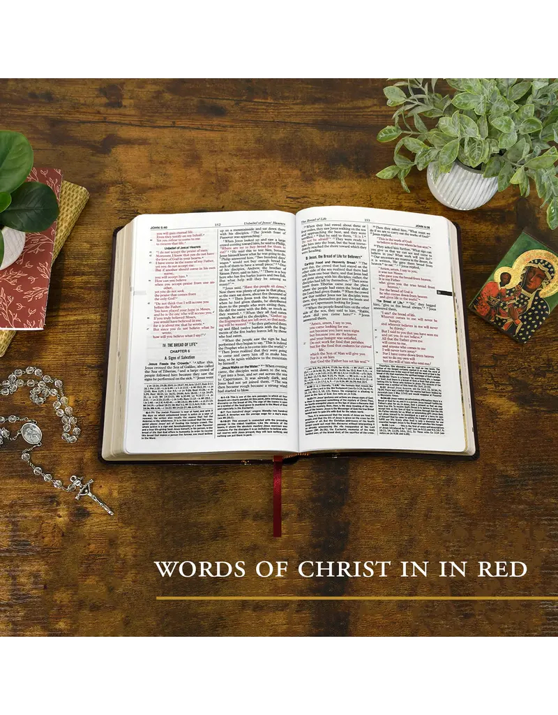 Catholic Book Publishing Corp Saint Joseph Edition New Catholic Bible Burgundy (Personal Size)