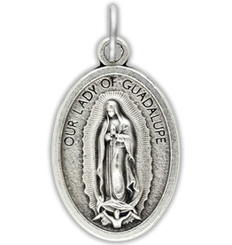 Religious Art Inc Our Lady of Guadalupe Oxidized Medal