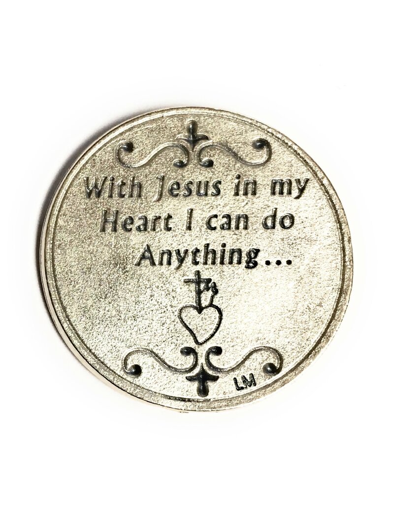 Lumen Mundi Sacred Heart Pocket Token