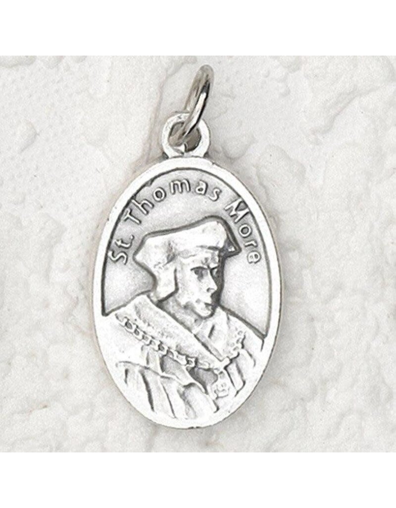 Lumen Mundi 1" St. Thomas More Oval Medal
