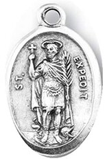 St. Expedit Oxidized medal