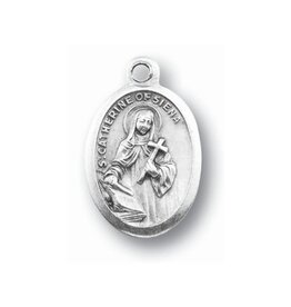 St. Catherine Oxidized Medal