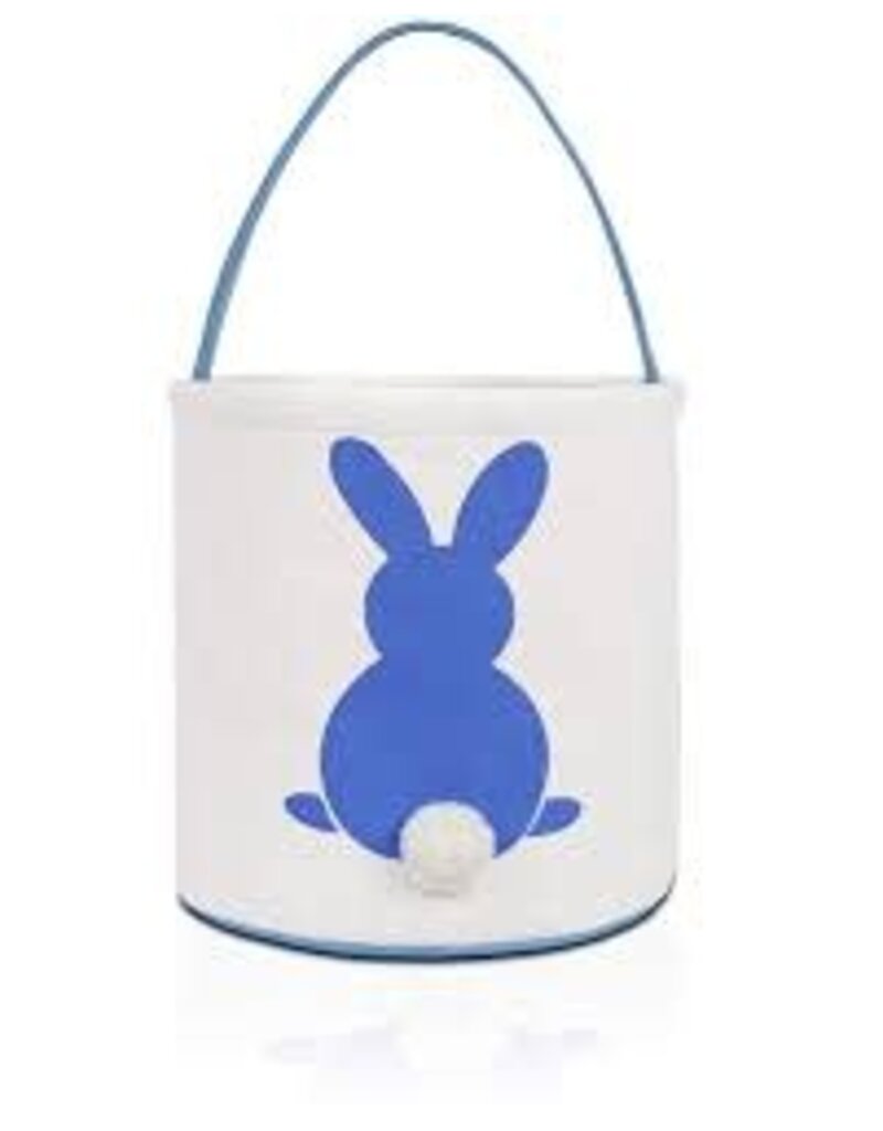 Fun Little Toys Easter Bunny Basket Bags for Kids Canvas Egg Basket  BLUE